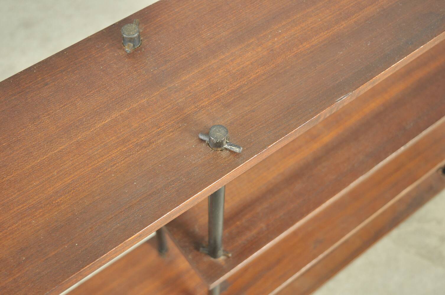 Étagère murale en bois vintage, Pays-Bas 1970