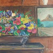 Pierre Garnier (1895-1972) Still Life with Flowers Oil on canvas signed