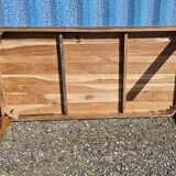 Rectangular teak dining table