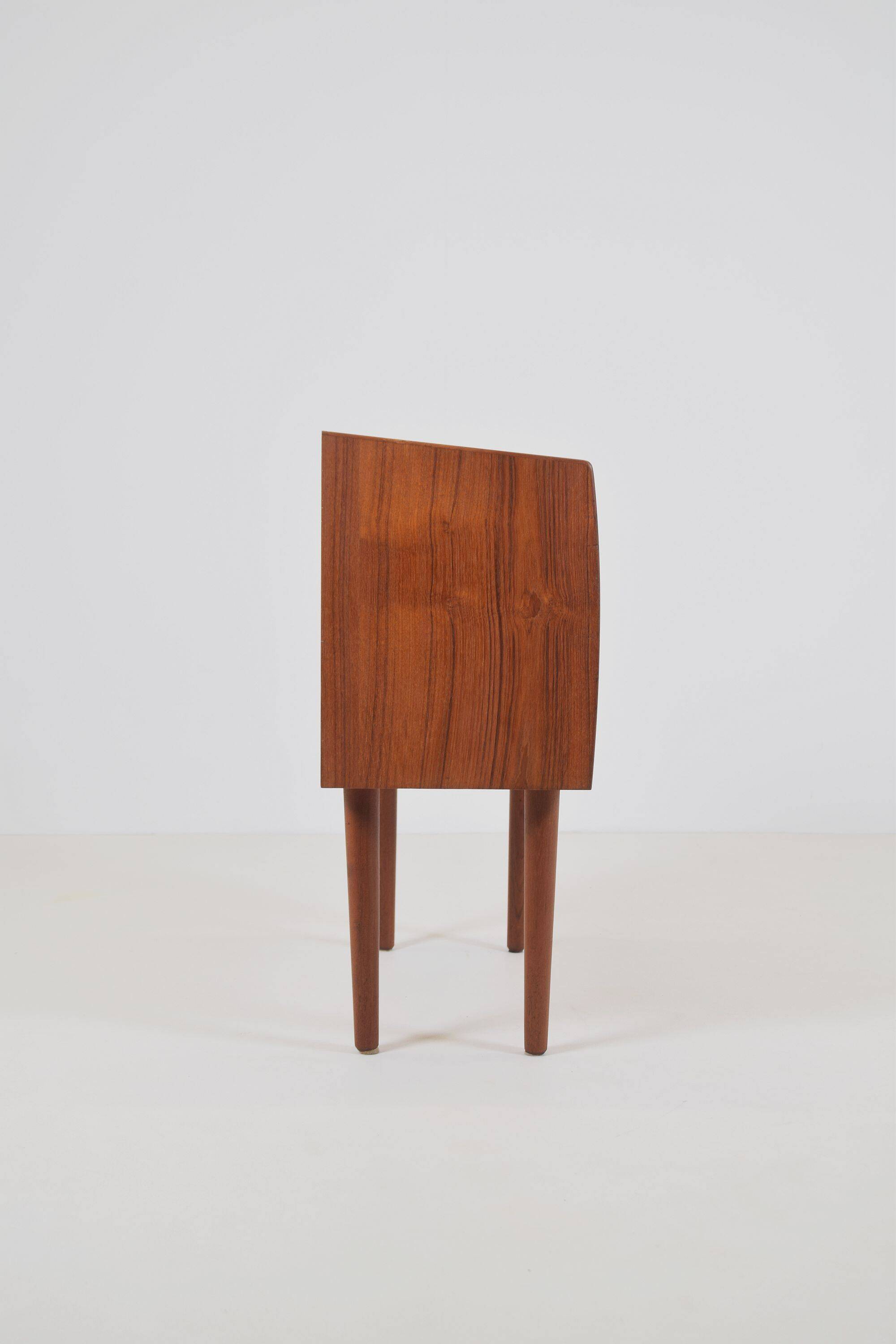 Danish teak chest of drawers with 3 drawers, 1960s