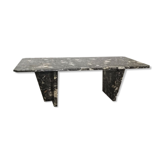 70s marble coffee table