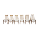 6 chairs Scandinavian years 50 60 Lubke