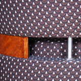 Avant-garde armchair made in 1920s france. fully restored