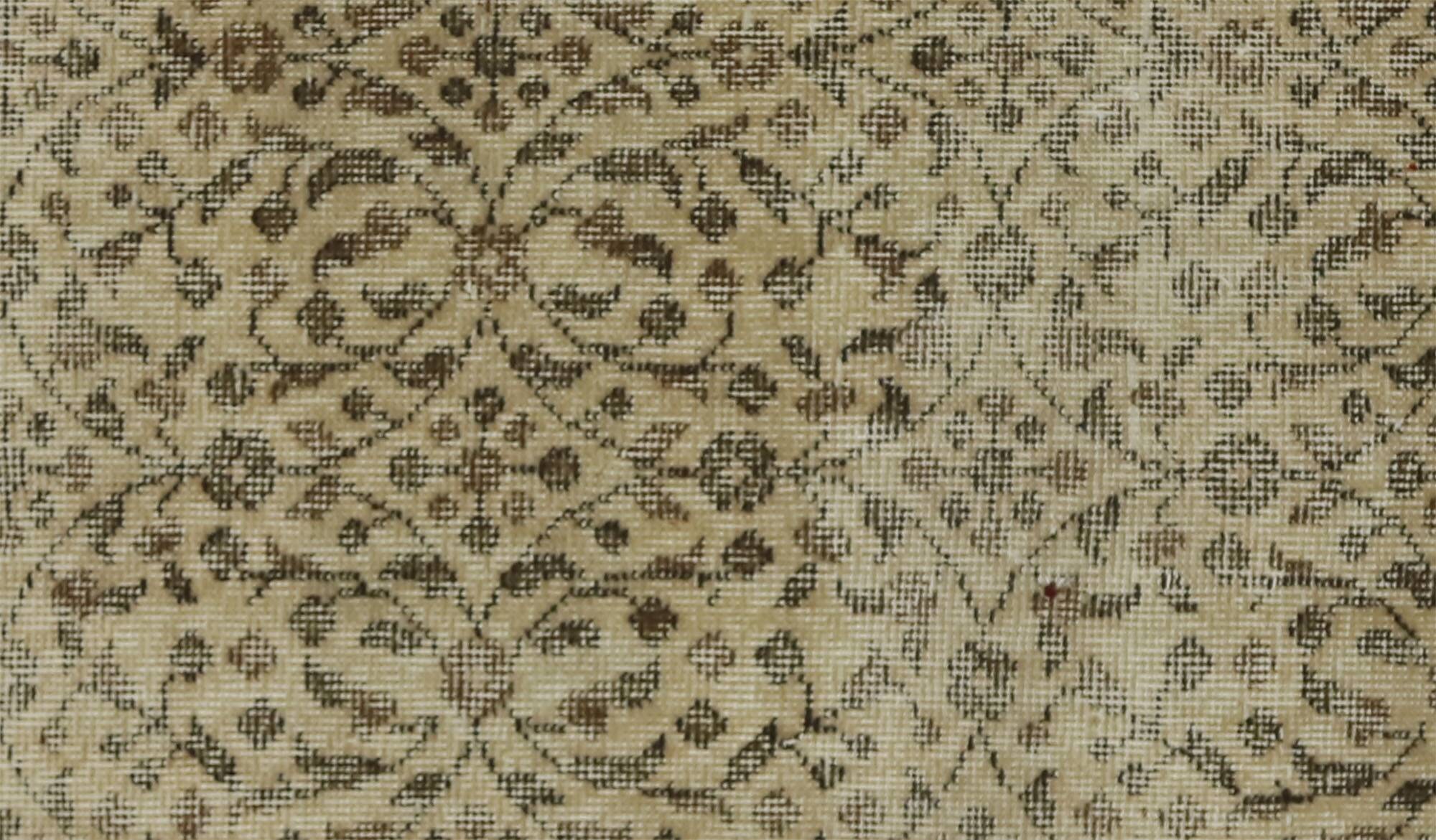 Turkish Anatolian Handmade Vintage Area Rug 201 cm x 114 cm