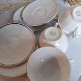 Tasses blanches Luneville