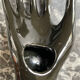 Black ceramic binge hand and cup 1970