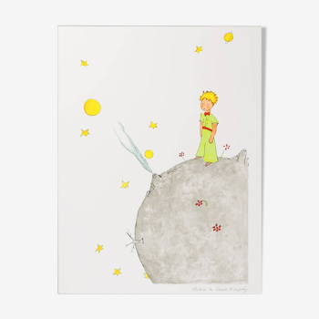 Antoine de Saint-Exupéry - The Little Prince on asteroid B-612