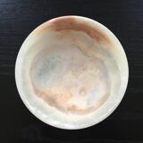 Onyx bowl on foot