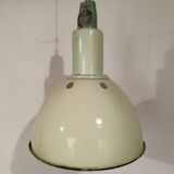 Industrial enamelled steel pendant light