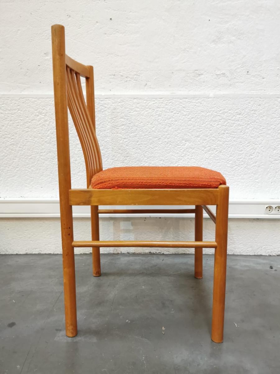 Lot de 4 chaises vintage République Tchèque 1960