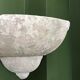 Art deco plaster wall lamp