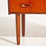 Restored teak bureau desk