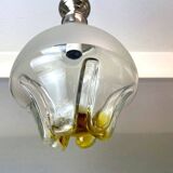Italian Art Glass hanging lamp 1960s