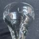 6 old blown and cut bistro glasses
