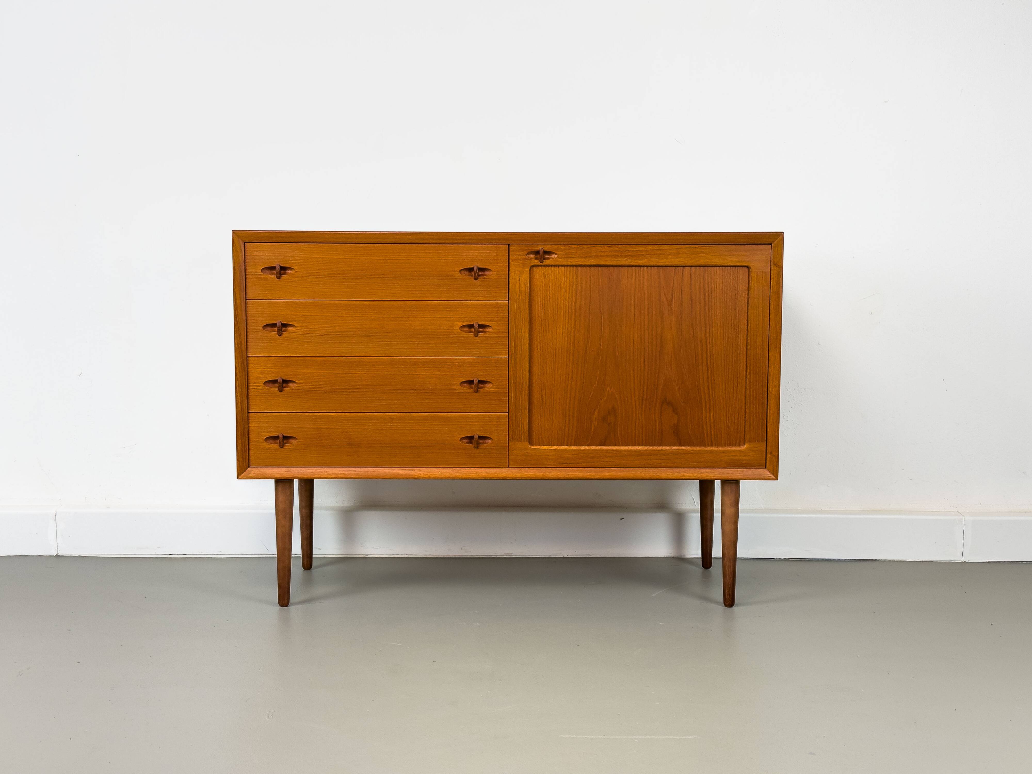 Danish Teak Sideboard by H. W. Klein for Bramin, 1960s