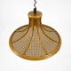 Bamboo and cane adjustable pendant, 1960s