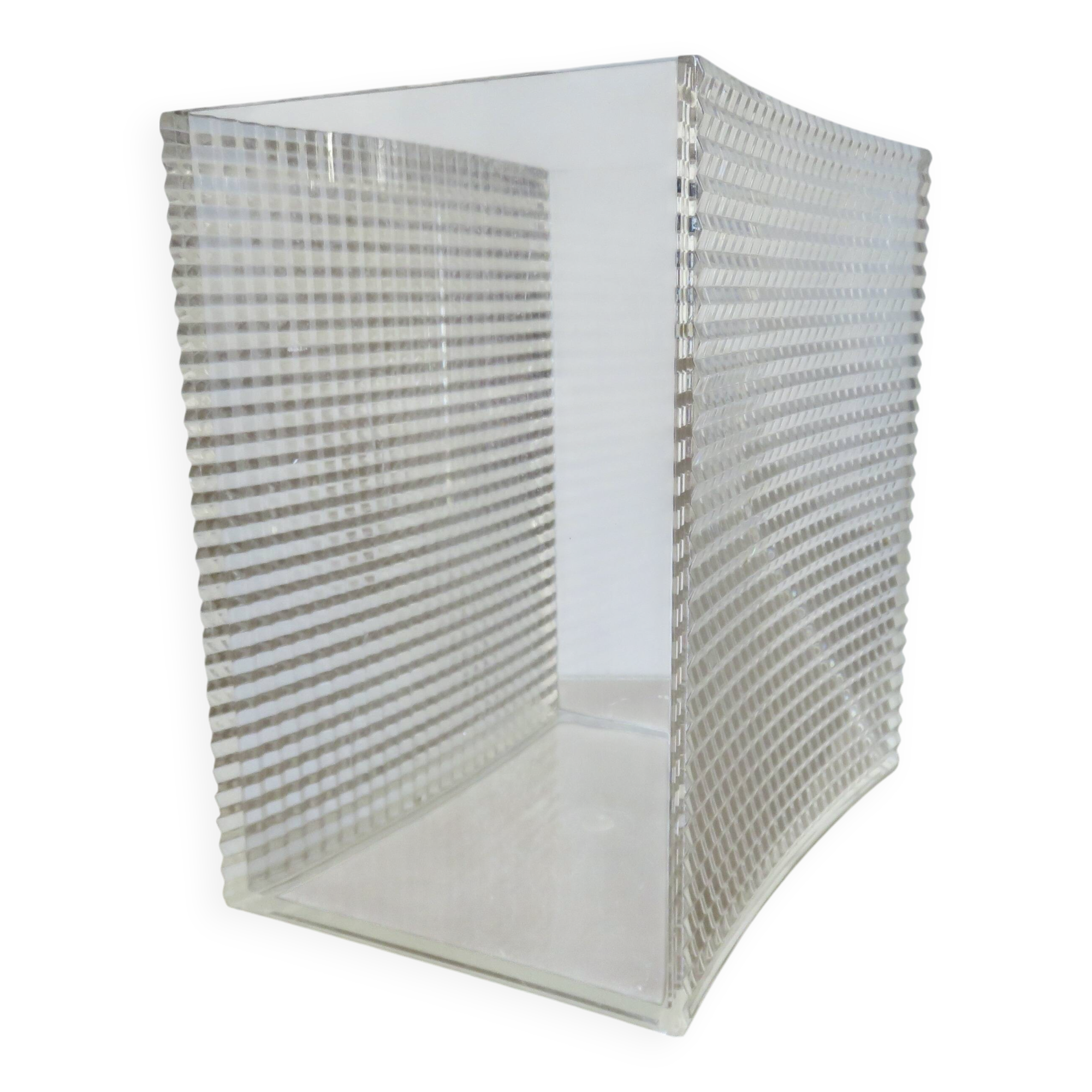 Lucite wastepaper basket "Sally designs", USA, 1970