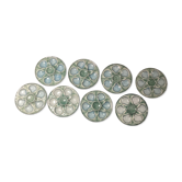 8 assiettes à huîtres
