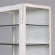 Medical Iron And Glass Cabinet, 1940s