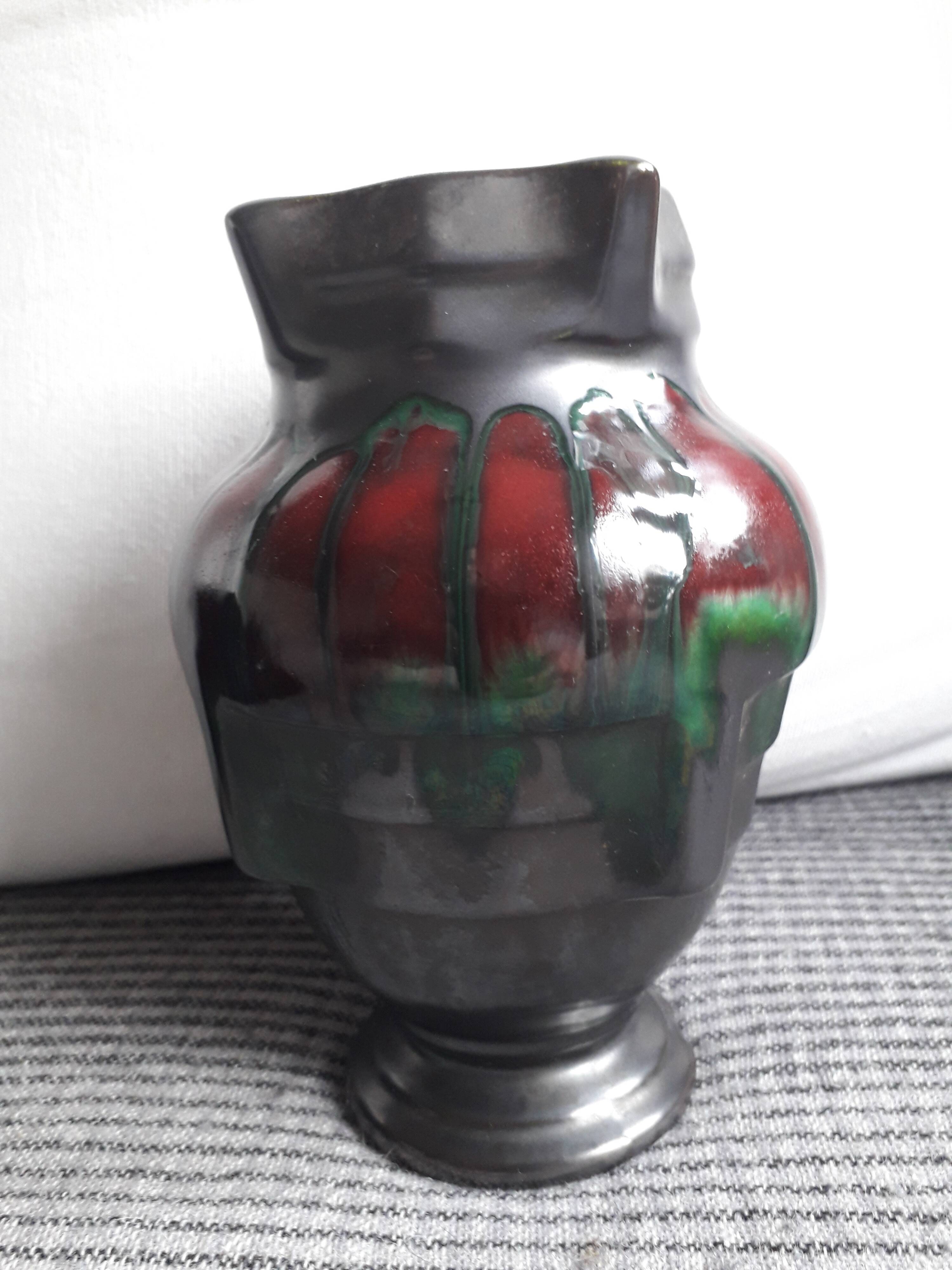 Vintage Belgian ceramic vase
