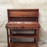 Neoclassical dessert walnut marble classic Henri ll