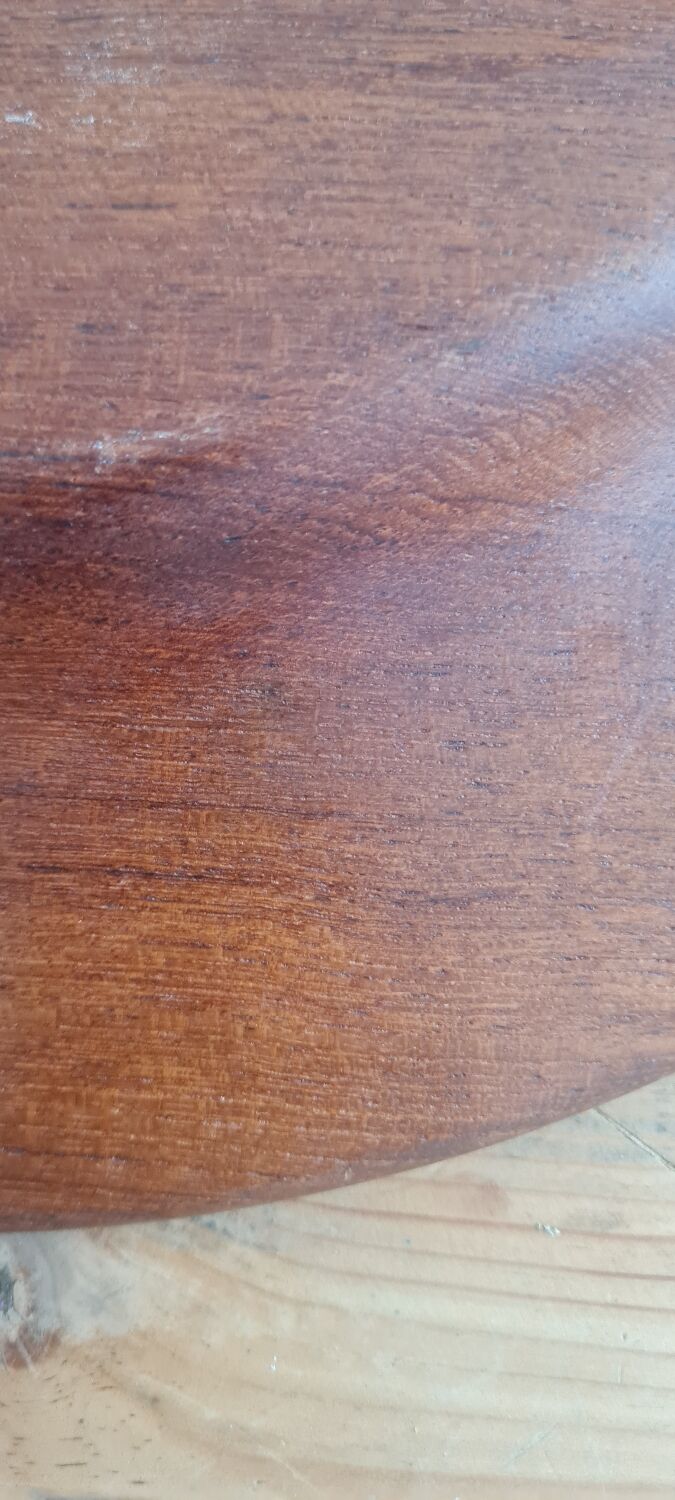 Solid teak top