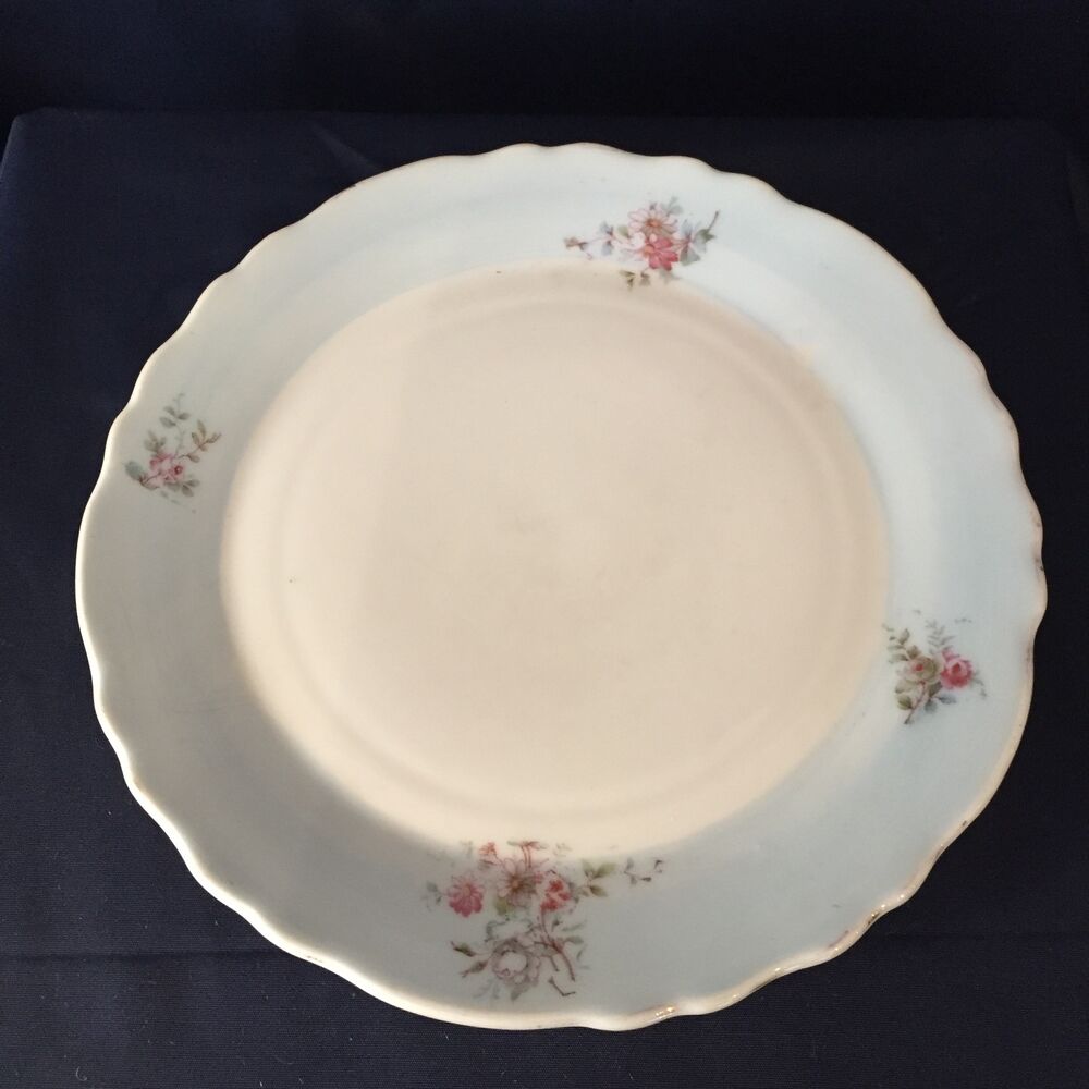 Pale blue butter dish