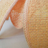 Flower rattan pendant light