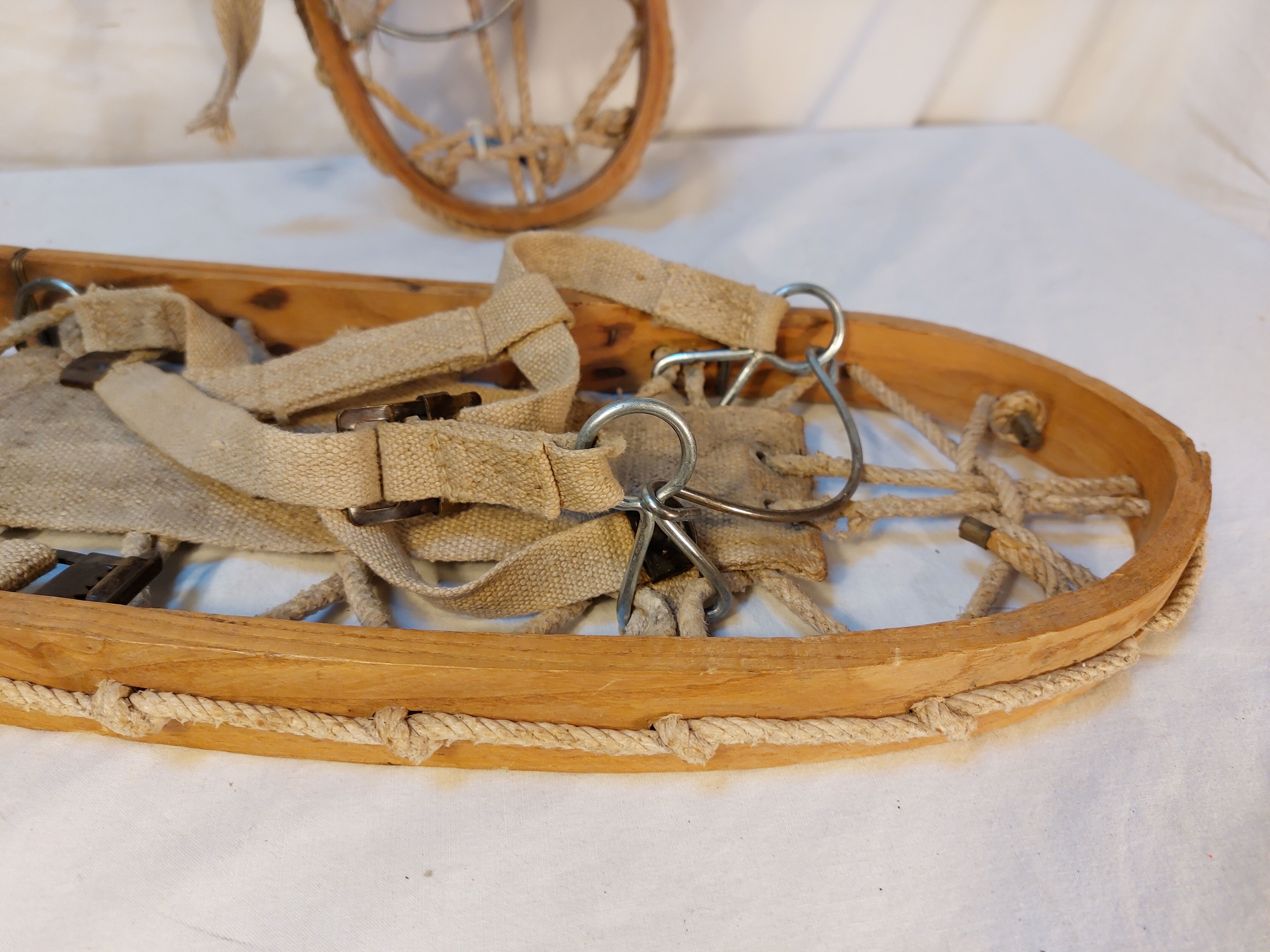 Pair of old snowshoes
