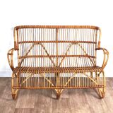 60' rattan sofa