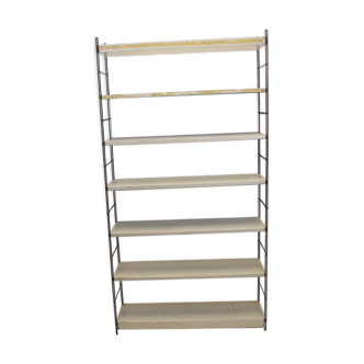 Metal bookshelf