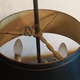 Old hot water bottle lamp