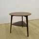Table basse ronde en palissandre, Danemark 1960