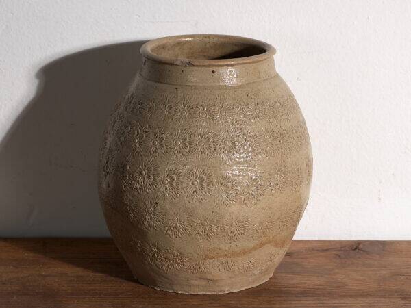 Ancient Chinese glazed stoneware vase – China, circa 1900