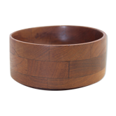 Empty Danish teak pocket or bowl