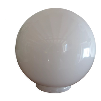 White opaline ball globe 23 cm