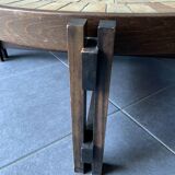 Large Herbier model coffee table in ceramic signed Roger Capron, 1960