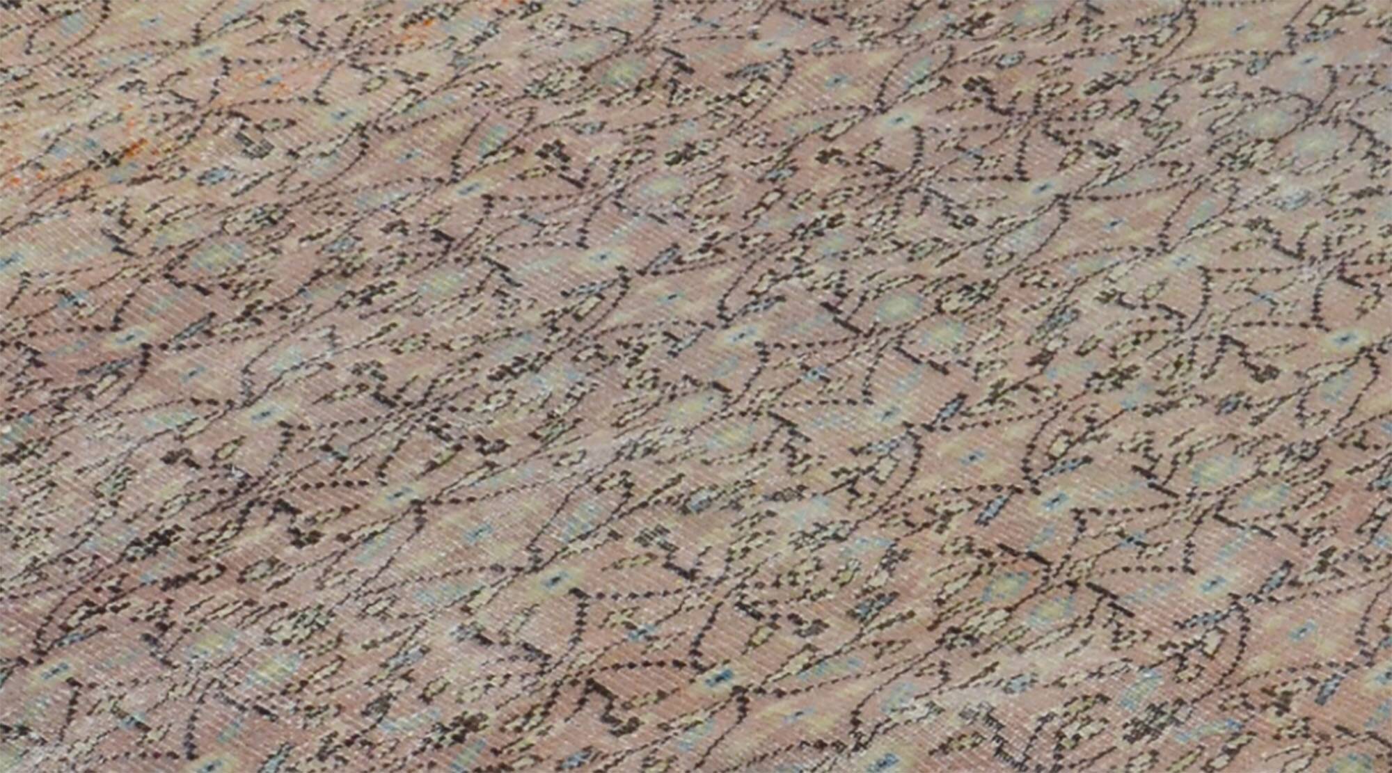 Turkish Anatolian Handmade Vintage Rug 285 cm x 144 cm