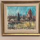 Original Swedish Oil On Canvas – “Landscape” By Arvid Herbert