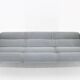 Three-seater beech canapé from the 1970s by Hikor, Czechoslovakia.