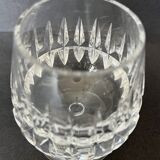 Deux verres à alcool en cristal