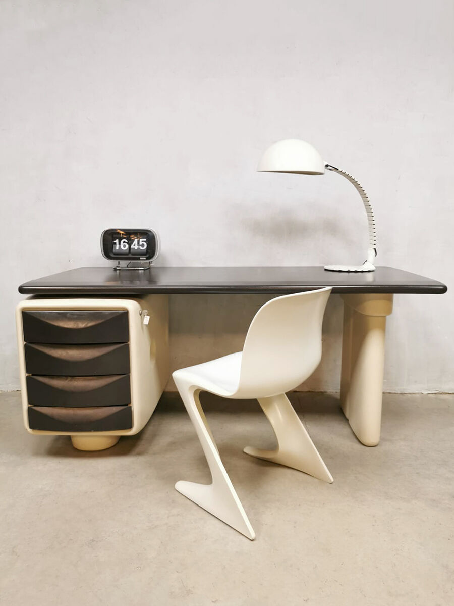 Vintage Space Age ‘Jet’ writing desk Ernest Igl for Bayer AG Futuristic