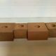 Quatre bougeoirs en bois scandinave