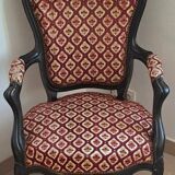 Napoleon III style bergère armchair