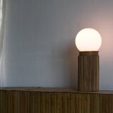 Lampe de table en roseau crayon moderne