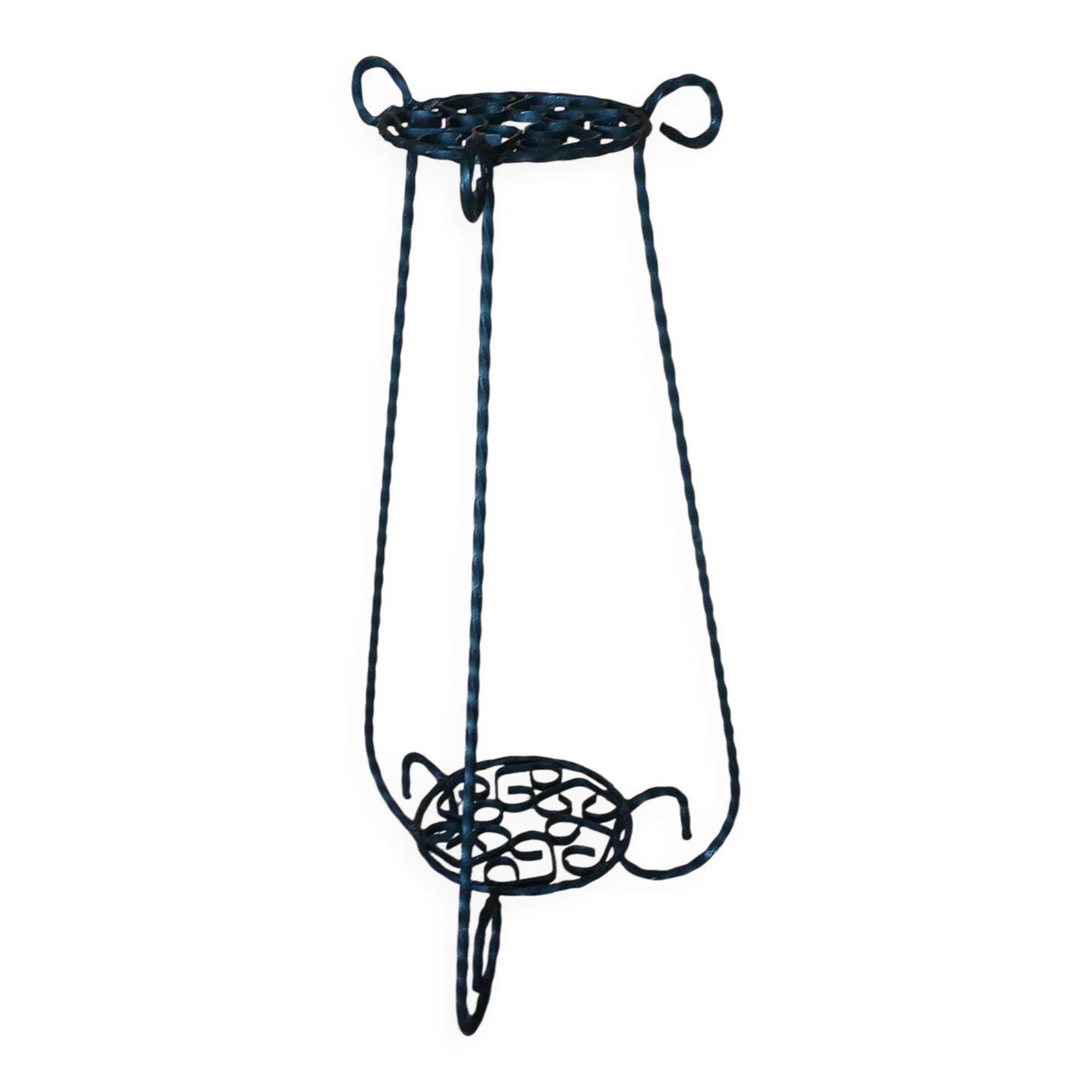 Wrought iron side table from the 1950s.