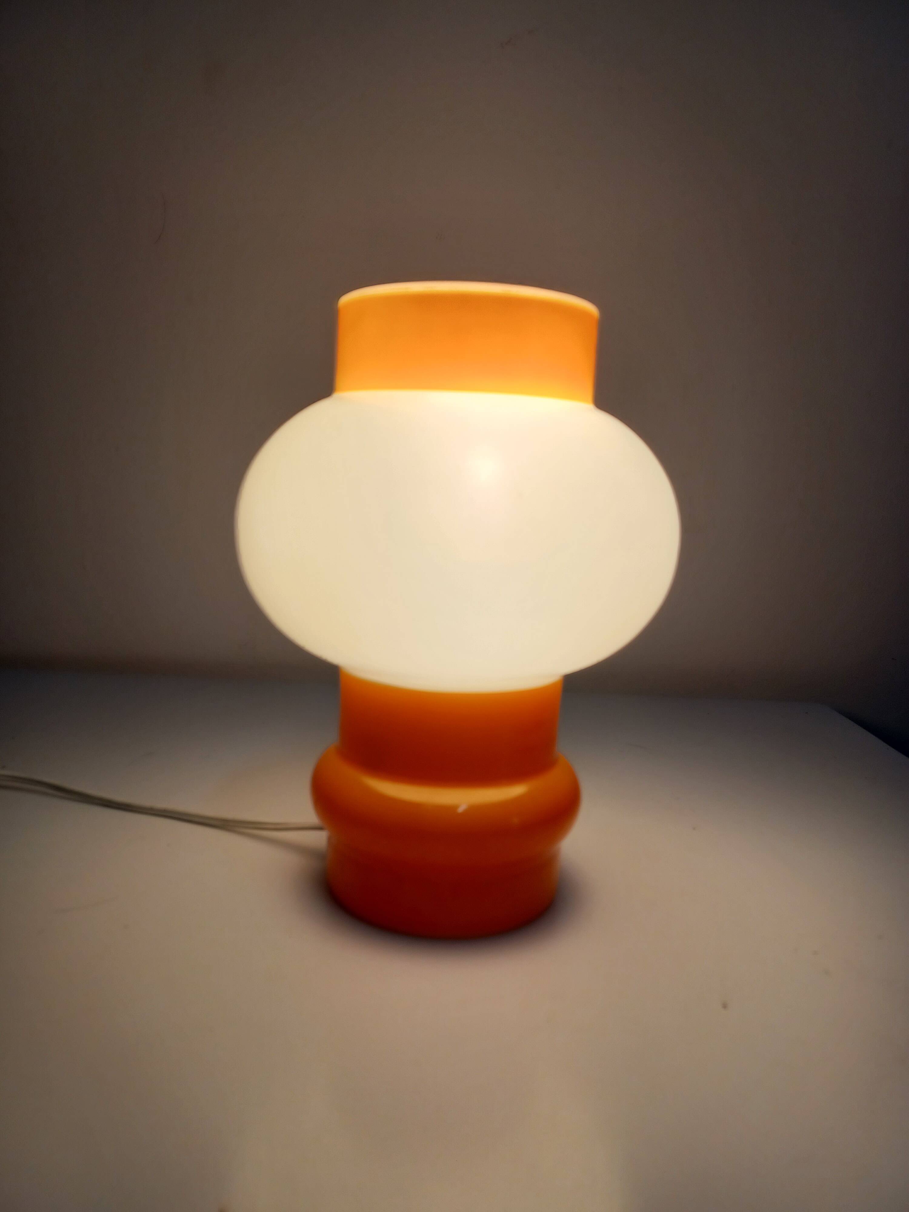 Petite lampe opaline 70's
