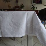 Embroidered tablecloth 370 x 170 old