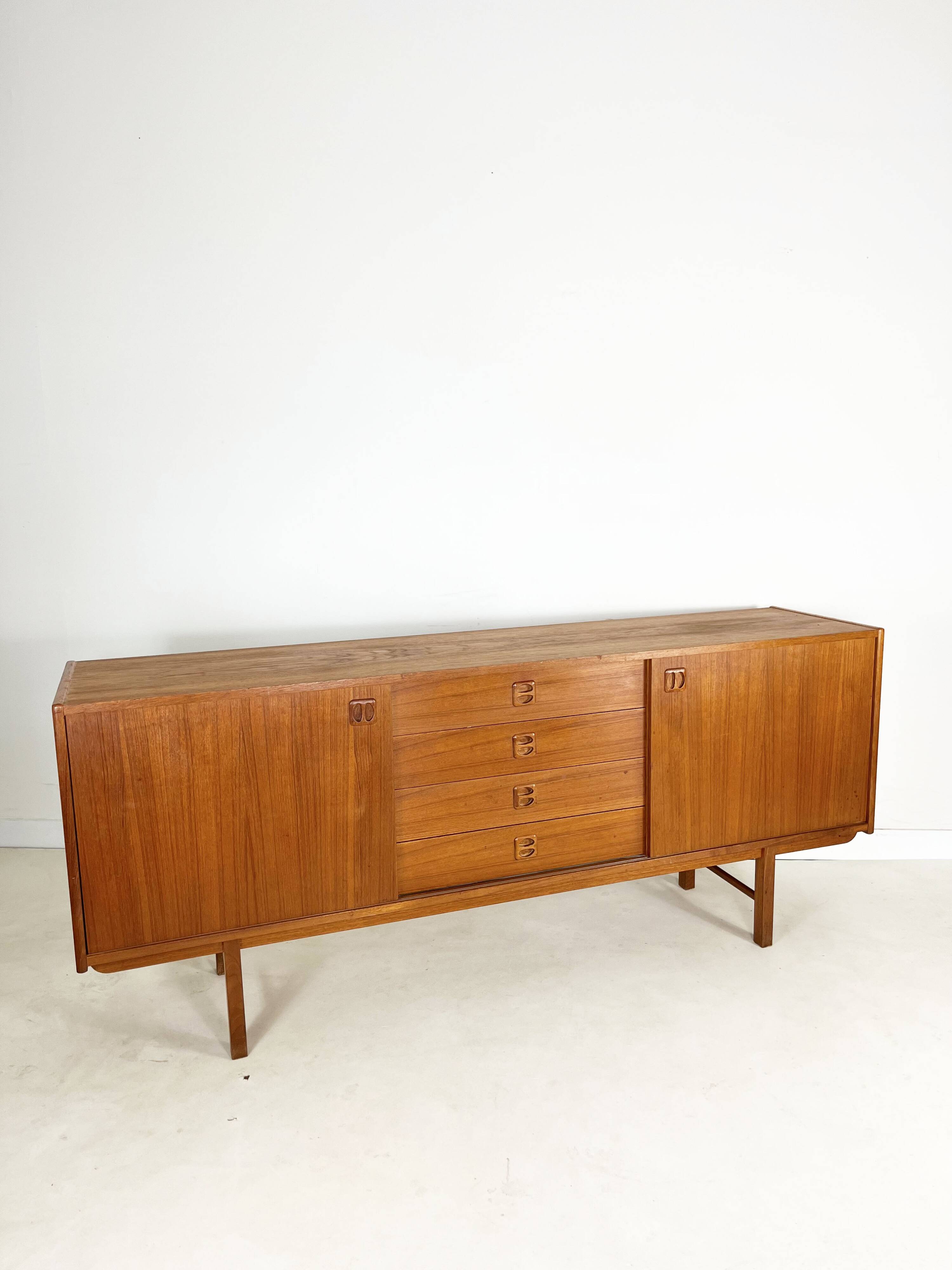 Scandinavische Vintage Sideboard / Dressoir, 'Korsör' jaren 60 IKEA