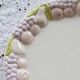 Vintage barbotine plate – Fruit decoration